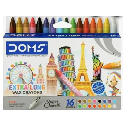 DOMS EXTRA LONG WAX CRAYONS