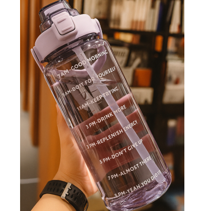 DFit 2000 ml Plastic Bottle (Pack of 1, Purple)