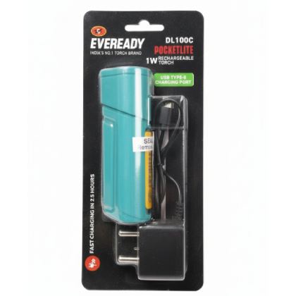 Eveready India's No. 1 Torch Pocketlite Rechargeable 