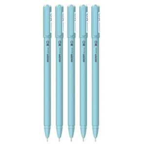 HAUSER XO 0.6 mm |  Smooth Writing Ball Pen  (Pack of 5, Ink Color Blue)