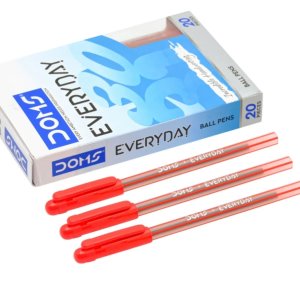 DOMS Ballpoint Red Pens pack of 20