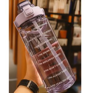 DFit 2000 ml Plastic Bottle (Pack of 1, Purple)